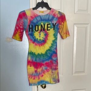 Honey Tie-Dye Mini Dress